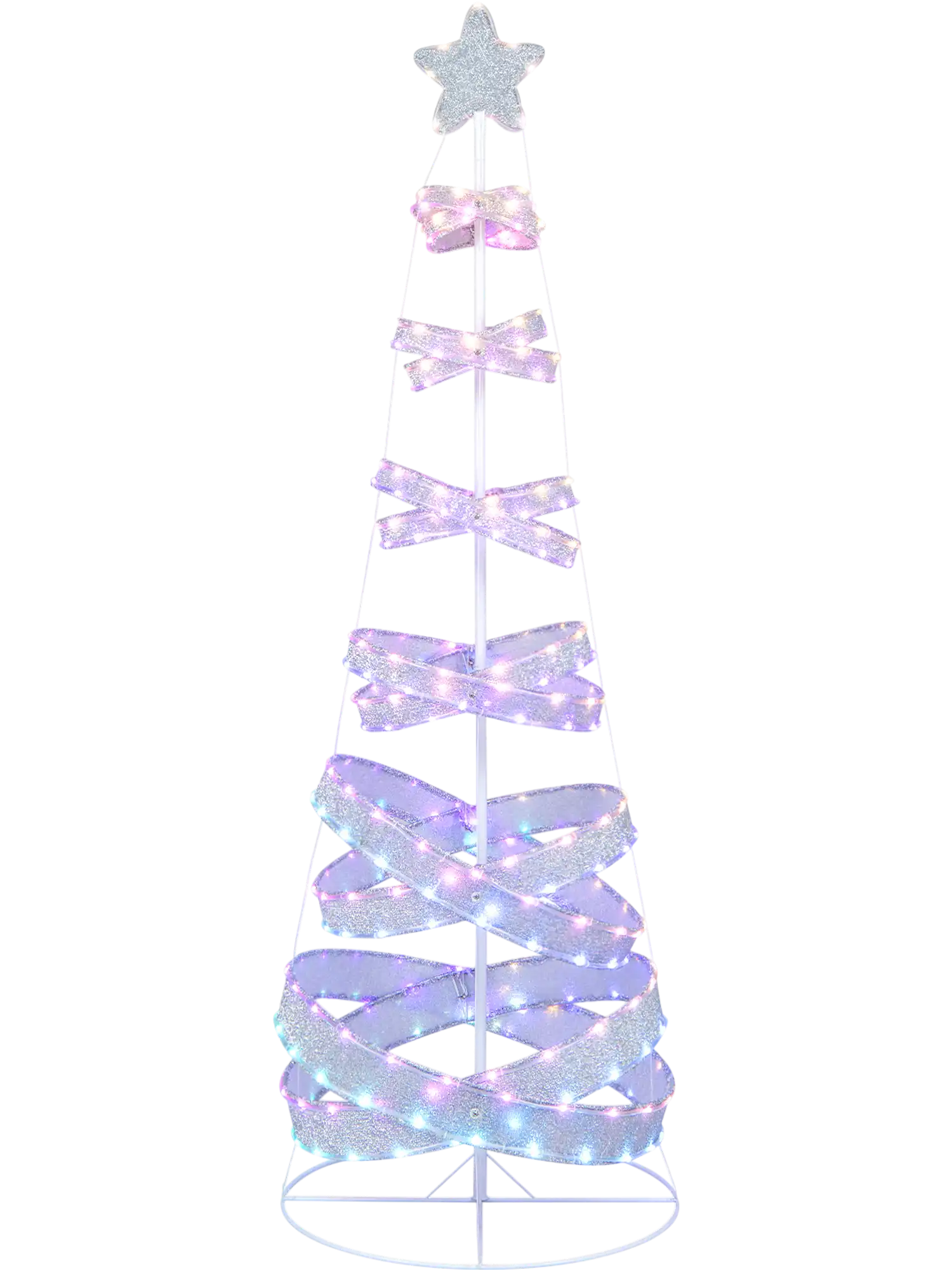 Costway 7' Outdoor Spiral Christmas Tree Xmas Party Decoration 56413829 New