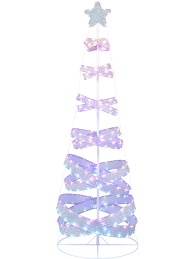 Costway 7' Outdoor Spiral Christmas Tree Xmas Party Decoration 56413829 New