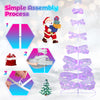 7 feet outdoor spiral Christmas tree with 341 LED lights, featuring a simple assembly process for festive decoration.