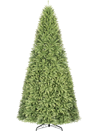 Costway 12' Spruce Fir Unlit Artificial Christmas Tree w/ Folding Metal Stand 27571292 New