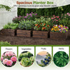 Square raised garden bed made of fir wood, perfect for growing flowers, vegetables, and herbs in your yard.