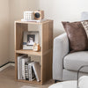 2 Cubes Stackable Bookcase for Living Room and Study-Natural - Gallery View 1 of 12