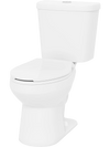 Standard Toilet with 17.5 Inch ADA Comfort Chair Height Seat