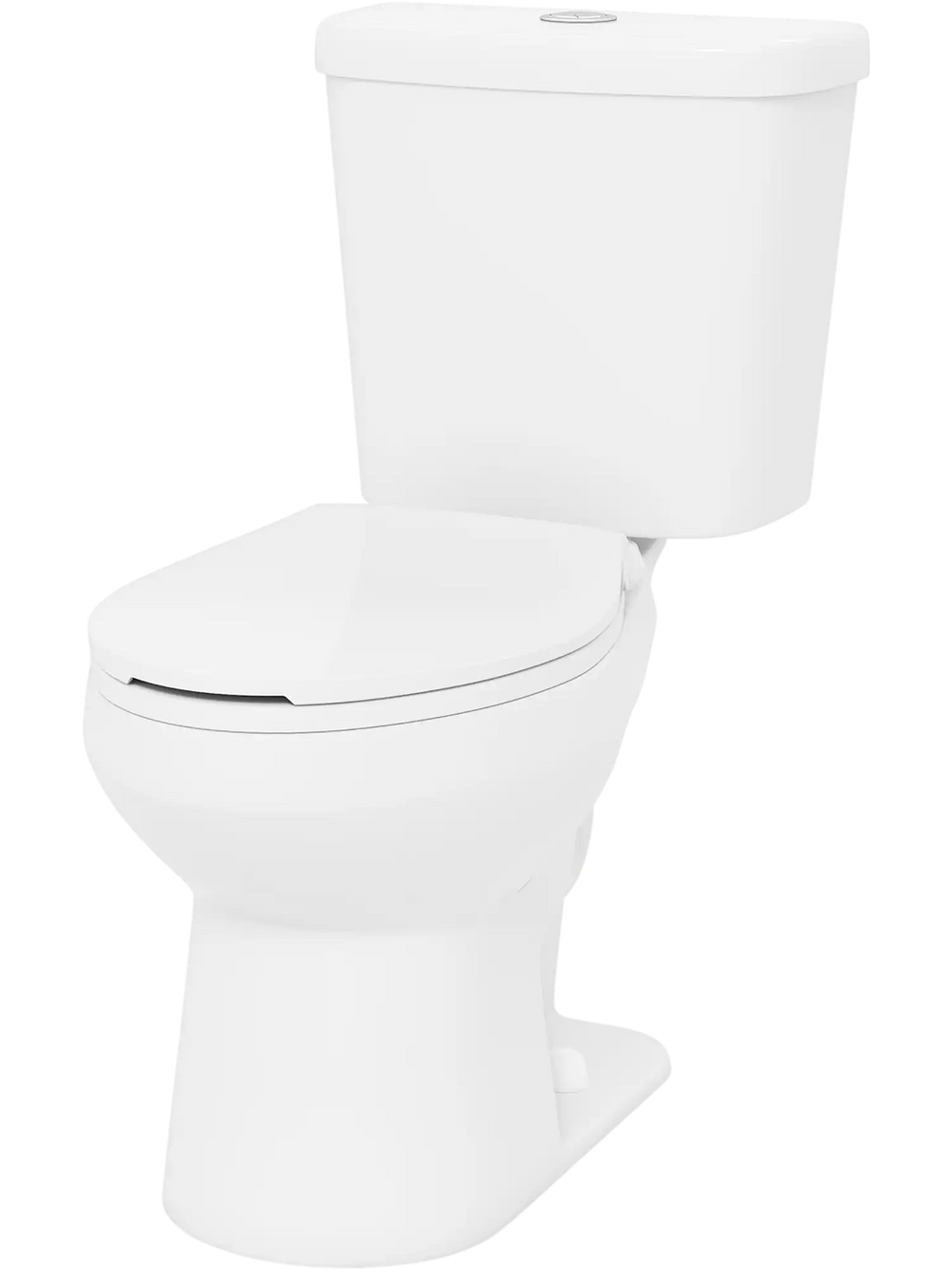 Standard Toilet with 17.5 Inch ADA Comfort Chair Height Seat