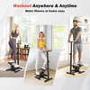 Black twist stair stepper with adjustable handlebar and LCD display for home fitness and low-impact workouts.