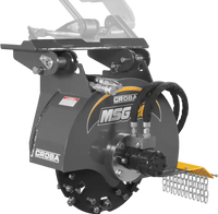 20'' Flywheel Diameter Mini Skid Steer Stump Grinder with 24 Carbide Teeth, MSG20