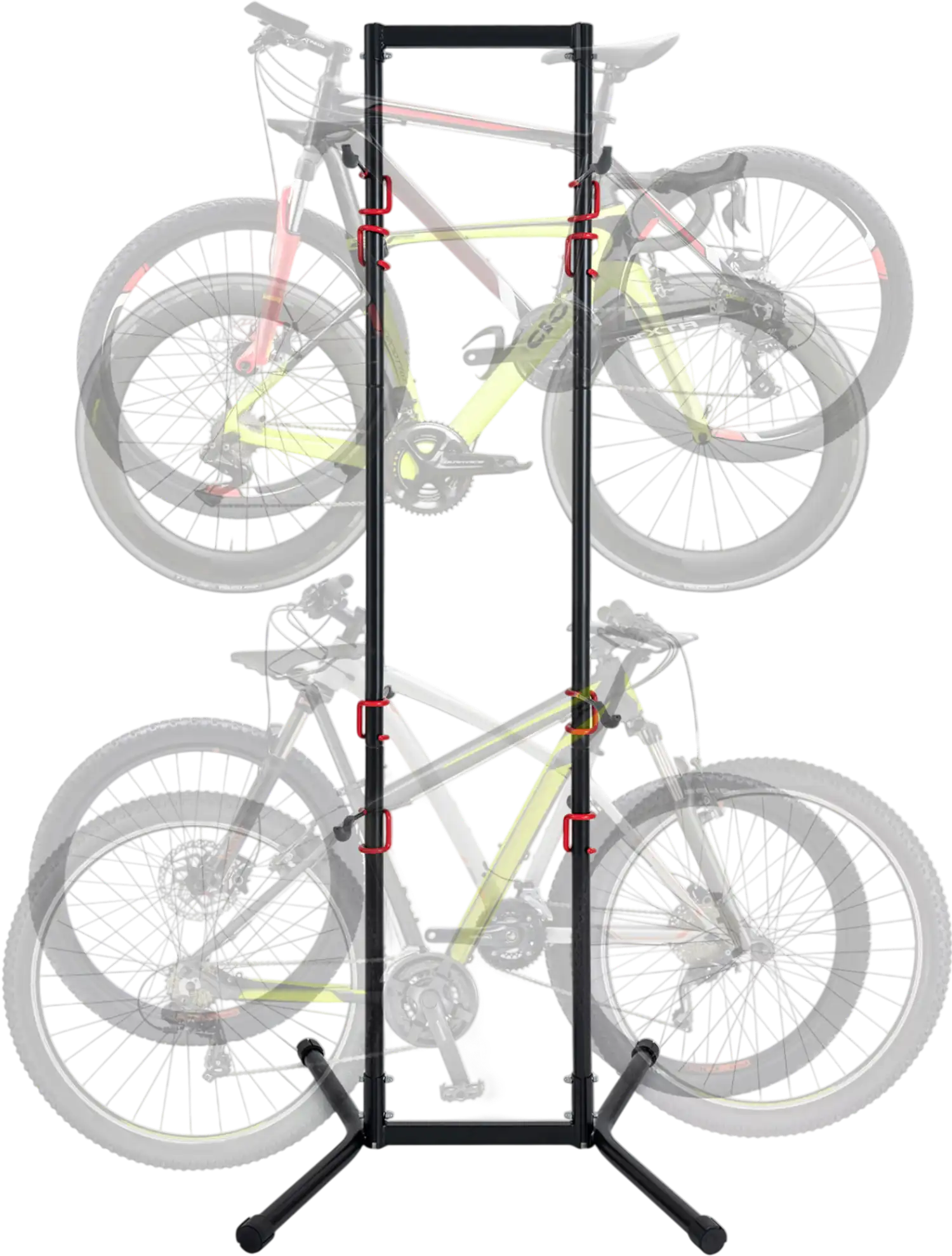 Costway Adjustable Vertical Bike Storage Rack Stand for 4 Bikes Garage 82727838 New