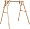 Heavy Duty Wooden Swing Frame with Reinforced Bars