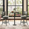 Swivel Bar Stools Set of 2 with Soft-padded Back and Seat-S - Gallery View 1 of 9