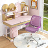 Swivel Mesh Children Computer Chair with Adjustable Height-Purple - Gallery View 1 of 11