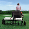 Vevor Tow Behind Lawn Plug Aerator 40" with 3" Spikes 100 Lb Capacity Universal Hitch New