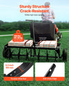 Vevor Tow Behind Lawn Plug Aerator 40" with 3" Spikes 100 Lb Capacity Universal Hitch New