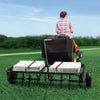Vevor Tow Behind Lawn Plug Aerator 48" with 3" Spikes 140 Lb Capacity Universal Hitch New
