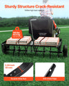 Vevor Tow Behind Lawn Plug Aerator 48" with 3" Spikes 140 Lb Capacity Universal Hitch New