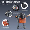 Vevor 24" Round Ceramic Charcoal Barbecue Grill and Smoker Portable for Outdoor Use New