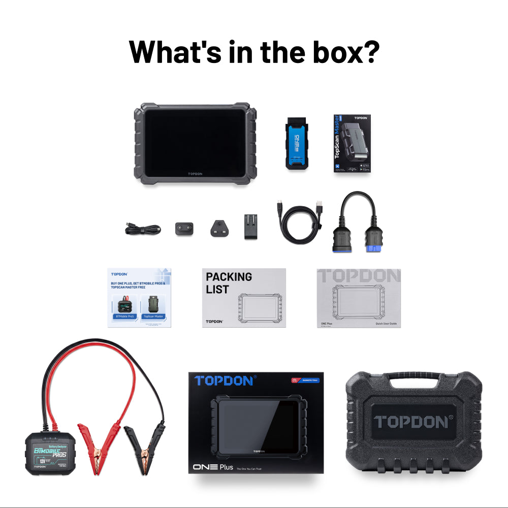 Topdon ONE Plus Automotive Diagnostic Tool 10.1" New