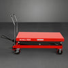 Mobile Double Scissor Lift Table Cart 2200lbs Capacity,  Platform Size,  47.2" x 24",  Height 66.9" ,  TFD22