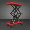 Mobile Double Scissor Lift Table Cart 2200lbs Capacity,  Platform Size,  47.2" x 24",  Height 66.9" ,  TFD22