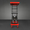 Mobile Double Scissor Lift Table Cart 2200lbs Capacity,  Platform Size,  47.2" x 24",  Height 66.9" ,  TFD22