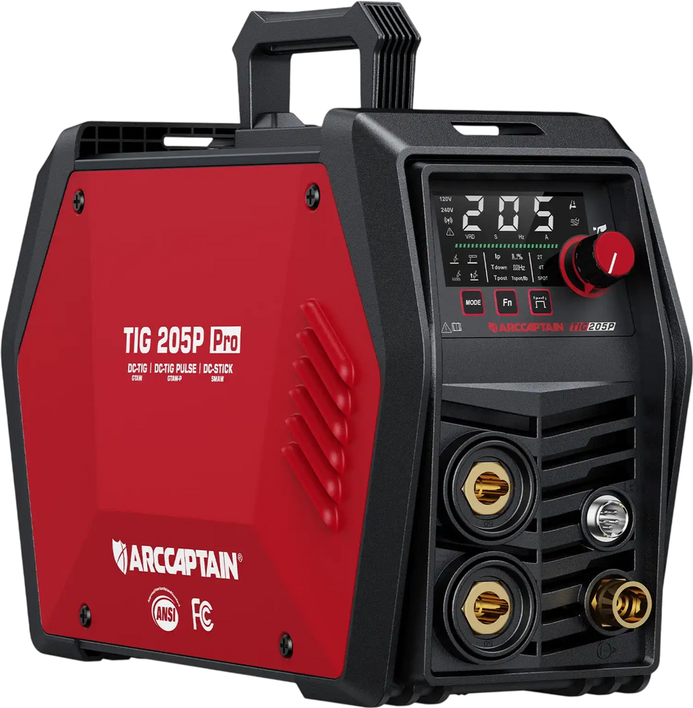 Arccaptain iControl TIG205P Pro DC Pulse TIG Welder