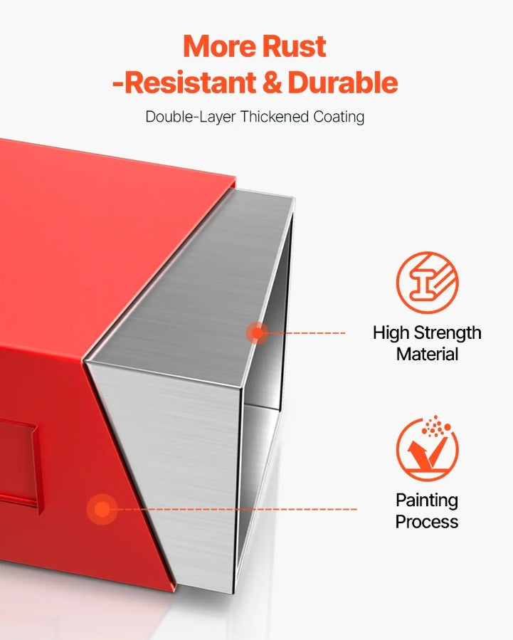 Vevor 3-Point Ballast Box 800 Lb Category 1 Quick Hitch Tractor Counterweight and Tool Holder New