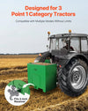 Vevor 3-Point Ballast Box for Category 1 Tractors 800 Lb Capacity Heavy-Duty Steel New