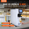 Vevor Ice Cream Machine 10.6 Qt/Hour 1000W Commercial Single Flavor with Touch Display New