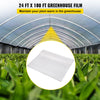 Vevor Greenhouse Film 24' x 100' Plastic Sheeting 6 Mil Thickness UV Proof Clear Polyethylene Cover New