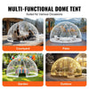 Vevor Transparent Dome Bubble Tent 9.5' Outdoor Igloo Shelter for Camping and Events New