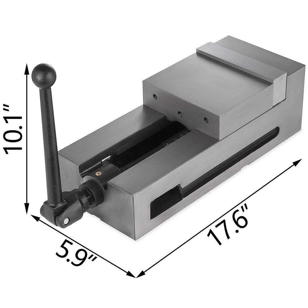 Vevor Milling Vise 6" High Precision Cast Iron Bench Clamp for Milling and Drilling New