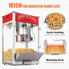 Vevor Commercial Popcorn Machine 16 Oz Kettle 1615W Countertop Popper with Accessories New