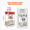 Vevor Commercial Popcorn Machine 16 Oz Kettle 1615W Countertop Popper with Accessories New