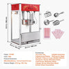 Vevor Commercial Popcorn Machine 16 Oz Kettle 1615W Countertop Popper with Accessories New