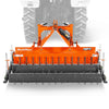 72" Heavy Duty Soil Pulverizer,  Double Spiked Roller,  25 Shanks,  Category 1 and 2,  3 Point Hitch Tractor Attachment,  TSP72D