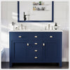 Eviva Totti Artemis 48" Bathroom Vanity Double Sinks Undermount Carrara Quartz Countertop New