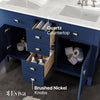 Eviva Totti Artemis 48" Bathroom Vanity Double Sinks Undermount Carrara Quartz Countertop New