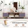 TV stand cabinet for TVs up to 65 inches with spacious storage, sturdy legs, and a minimalist design for living rooms.