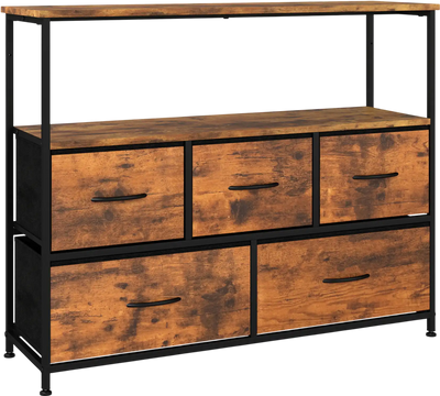 Costway TV Stand Dresser Entertainment Center for 45