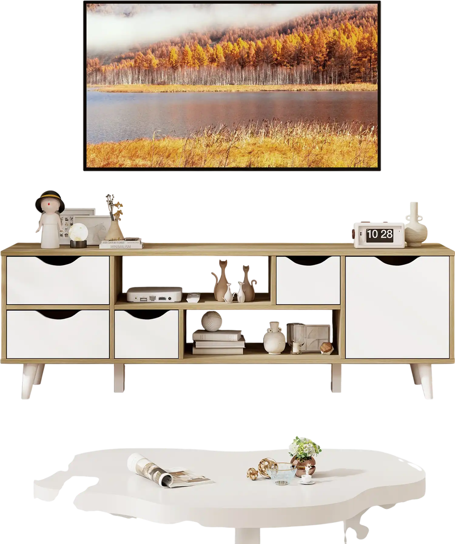 Costway TV Stand for TVs up to 55