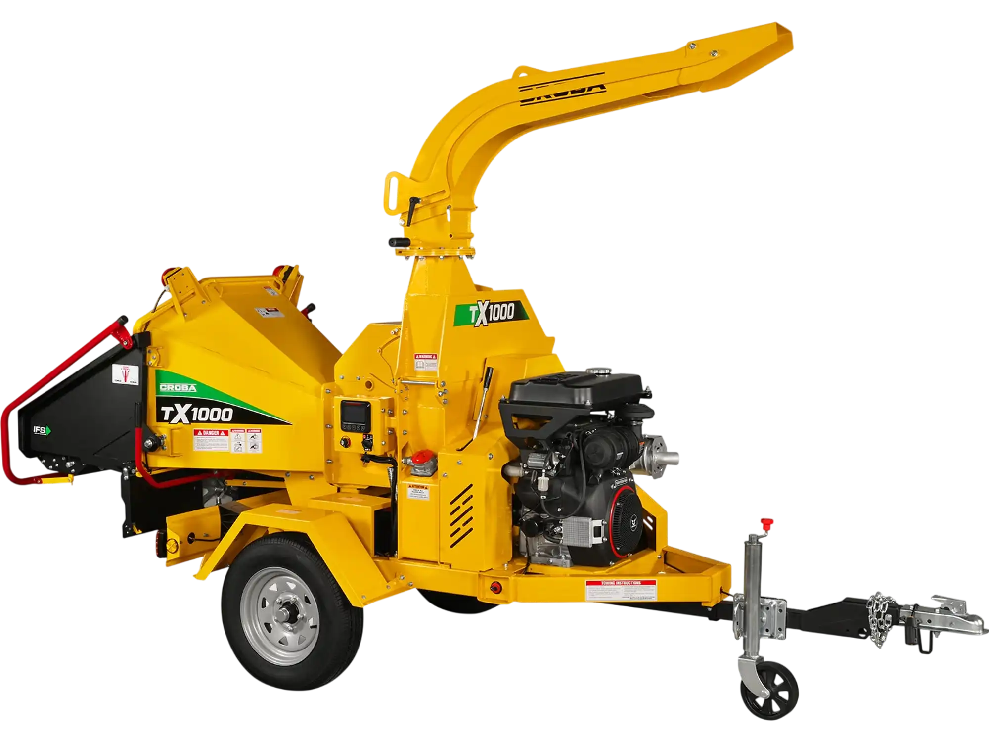 MechMaxx TX1000 Wood Chipper 35HP 1000cc ZONSEN Electric Start 8