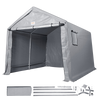 Vevor Outdoor Storage Shelter 10' x 10' x 8.5' Portable Shed with Roll-Up Zipper Door and Ventilated Windows New