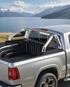 Vevor Truck Bed Roll Bar Chase Rack Adjustable 57"–64" Carbon Steel with LED Light New