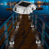 Vevor Driveway Lights 24 Pack Solar Charge LED White Wireless New