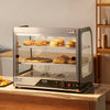 Vevor Food Warmer Display 850W 2-Tier Countertop Cabinet 86°F~185°F Temperature Range New