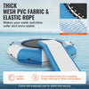 Vevor Inflatable Water Trampoline 10' Floating Bouncer with Slide Ladder and Air Pump New