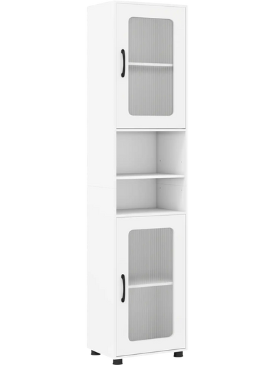 Costway Tall Bathroom Storage Cabinet Freestanding Organizer 67