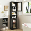 Tall Bathroom Storage Cabinet 67 Inches Freestanding Storage Organizer-Black - Gallery View 1 of 12