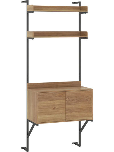 Costway Tall Ladder Bookshelf Storage Cabinet Wall Mounted Narrow Bookcase 65646109 New