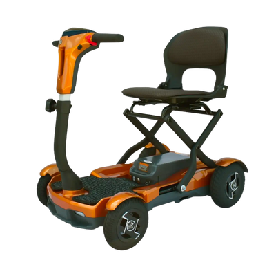 EV Rider Teqno AF S26 Automatic Folding Mobility Scooter Gold New