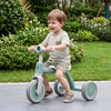 Toddler Convertible Trike with 86° Limited Steering Angle and Carbon Steel Frame-Green - Gallery View 1 of 10